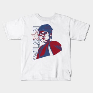 Tom Wilson Washington Vector Kids T-Shirt